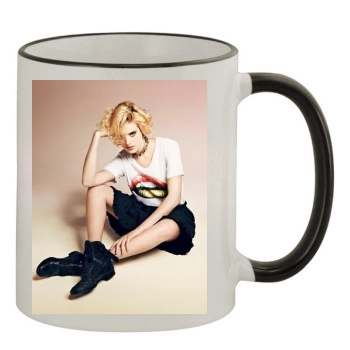 Agyness Deyn 11oz Colored Rim & Handle Mug