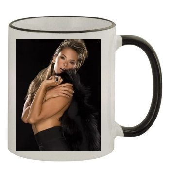 Alessandra Ambrosio 11oz Colored Rim & Handle Mug