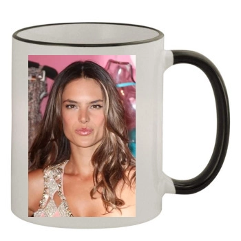 Alessandra Ambrosio 11oz Colored Rim & Handle Mug