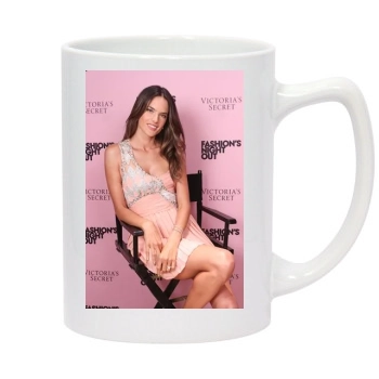 Alessandra Ambrosio 14oz White Statesman Mug