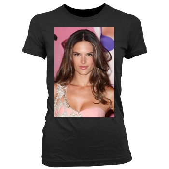 Alessandra Ambrosio Women's Junior Cut Crewneck T-Shirt