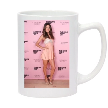 Alessandra Ambrosio 14oz White Statesman Mug