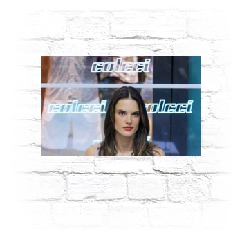 Alessandra Ambrosio Metal Wall Art