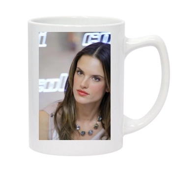 Alessandra Ambrosio 14oz White Statesman Mug