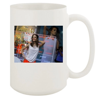 Alessandra Ambrosio 15oz White Mug