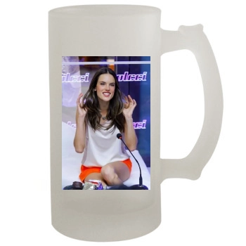 Alessandra Ambrosio 16oz Frosted Beer Stein