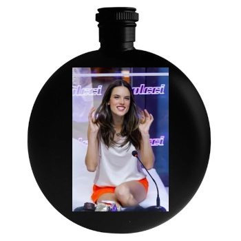 Alessandra Ambrosio Round Flask