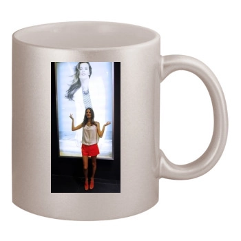 Alessandra Ambrosio 11oz Metallic Silver Mug