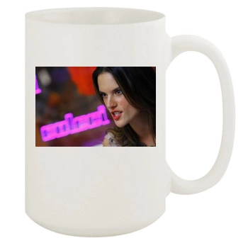 Alessandra Ambrosio 15oz White Mug