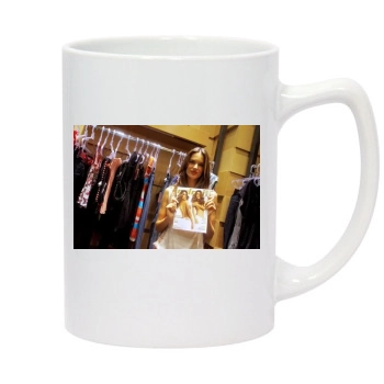 Alessandra Ambrosio 14oz White Statesman Mug