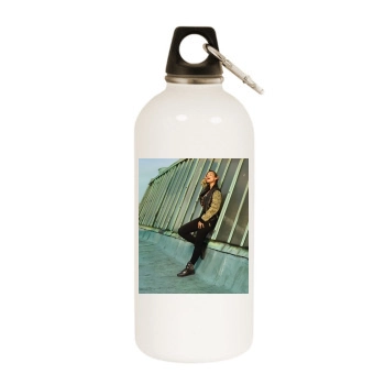 Alicia Keys White Water Bottle With Carabiner