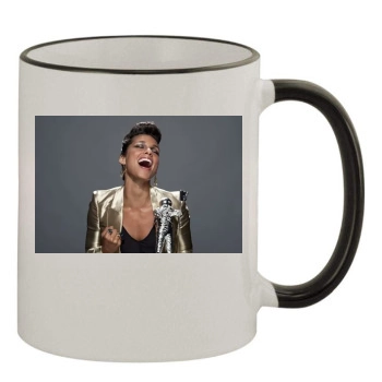 Alicia Keys 11oz Colored Rim & Handle Mug