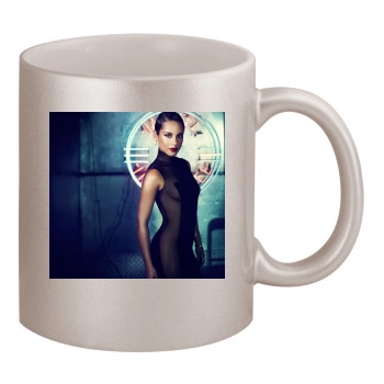 Alicia Keys 11oz Metallic Silver Mug