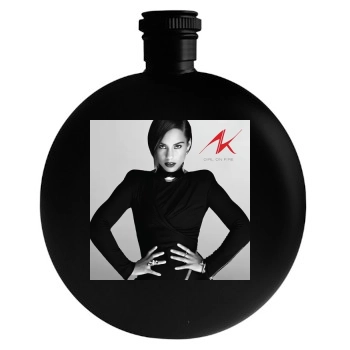 Alicia Keys Round Flask