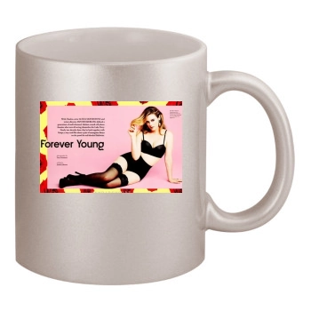 Alicia Silverstone 11oz Metallic Silver Mug