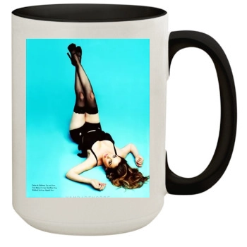 Alicia Silverstone 15oz Colored Inner & Handle Mug