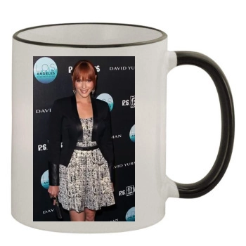 Amanda Righetti 11oz Colored Rim & Handle Mug