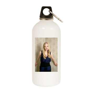 Amanda Seyfried White Water Bottle With Carabiner