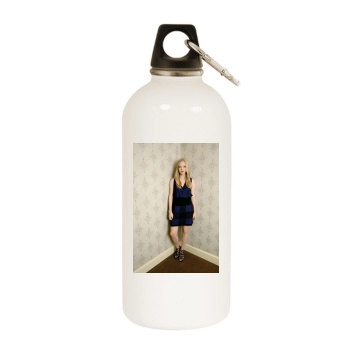 Amanda Seyfried White Water Bottle With Carabiner