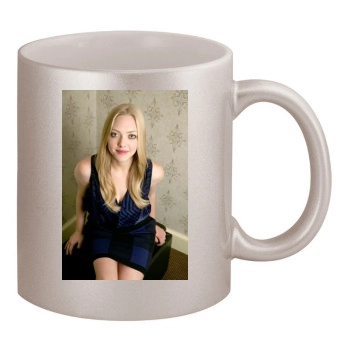 Amanda Seyfried 11oz Metallic Silver Mug