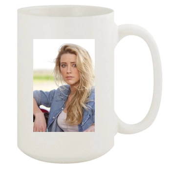 Amber Heard 15oz White Mug