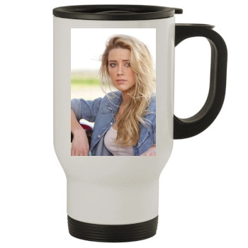 Amber Heard Stainless Steel Travel Mug