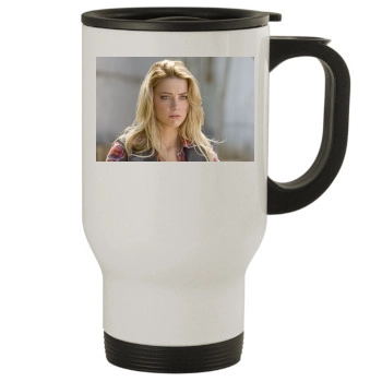 Amber Heard Stainless Steel Travel Mug