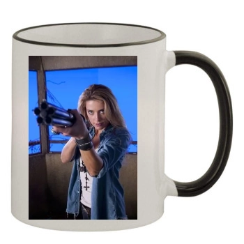 Amber Heard 11oz Colored Rim & Handle Mug