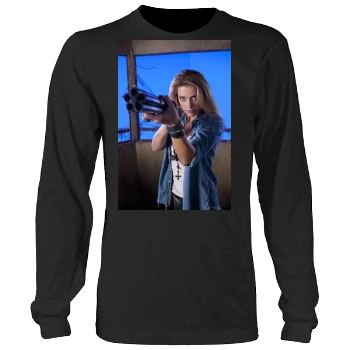 Amber Heard Men's Heavy Long Sleeve TShirt