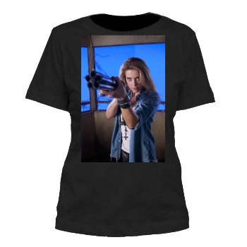 Amber Heard Women's Cut T-Shirt