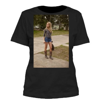 Amber Heard Women's Cut T-Shirt