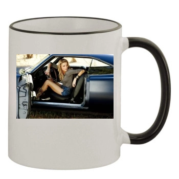 Amber Heard 11oz Colored Rim & Handle Mug