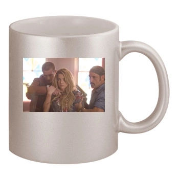 Amber Heard 11oz Metallic Silver Mug