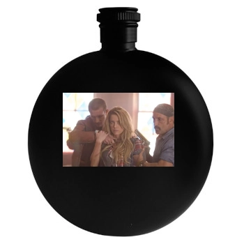 Amber Heard Round Flask