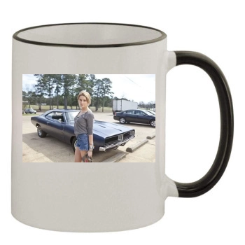 Amber Heard 11oz Colored Rim & Handle Mug