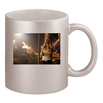 Amber Heard 11oz Metallic Silver Mug