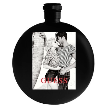 Amber Heard Round Flask