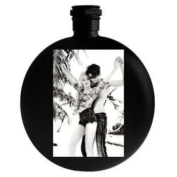 Amber Heard Round Flask