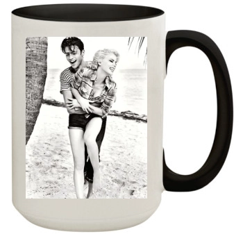 Amber Heard 15oz Colored Inner & Handle Mug