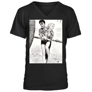 Amber Heard Men's V-Neck T-Shirt