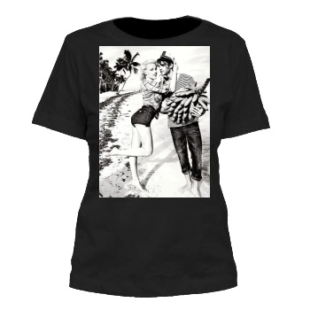 Amber Heard Women's Cut T-Shirt