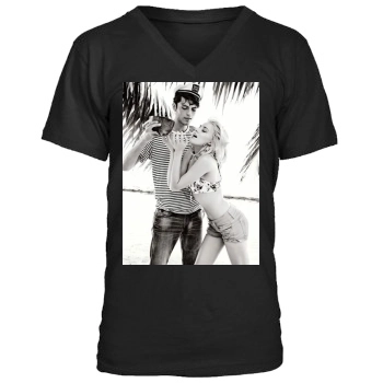 Amber Heard Men's V-Neck T-Shirt