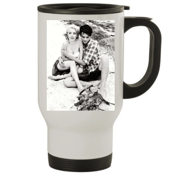 Amber Heard Stainless Steel Travel Mug