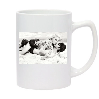 Amber Heard 14oz White Statesman Mug