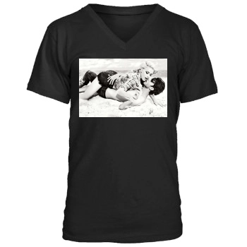 Amber Heard Men's V-Neck T-Shirt