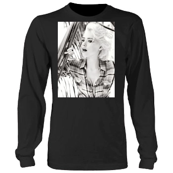 Amber Heard Men's Heavy Long Sleeve TShirt