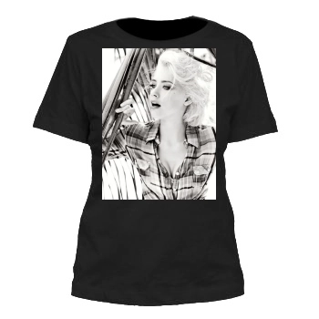 Amber Heard Women's Cut T-Shirt