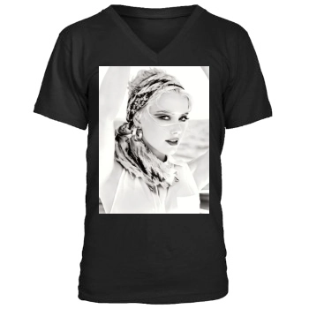 Amber Heard Men's V-Neck T-Shirt