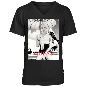 Amber Heard Men's V-Neck T-Shirt