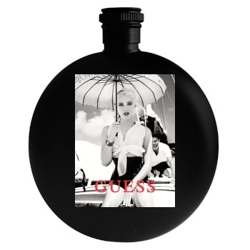 Amber Heard Round Flask